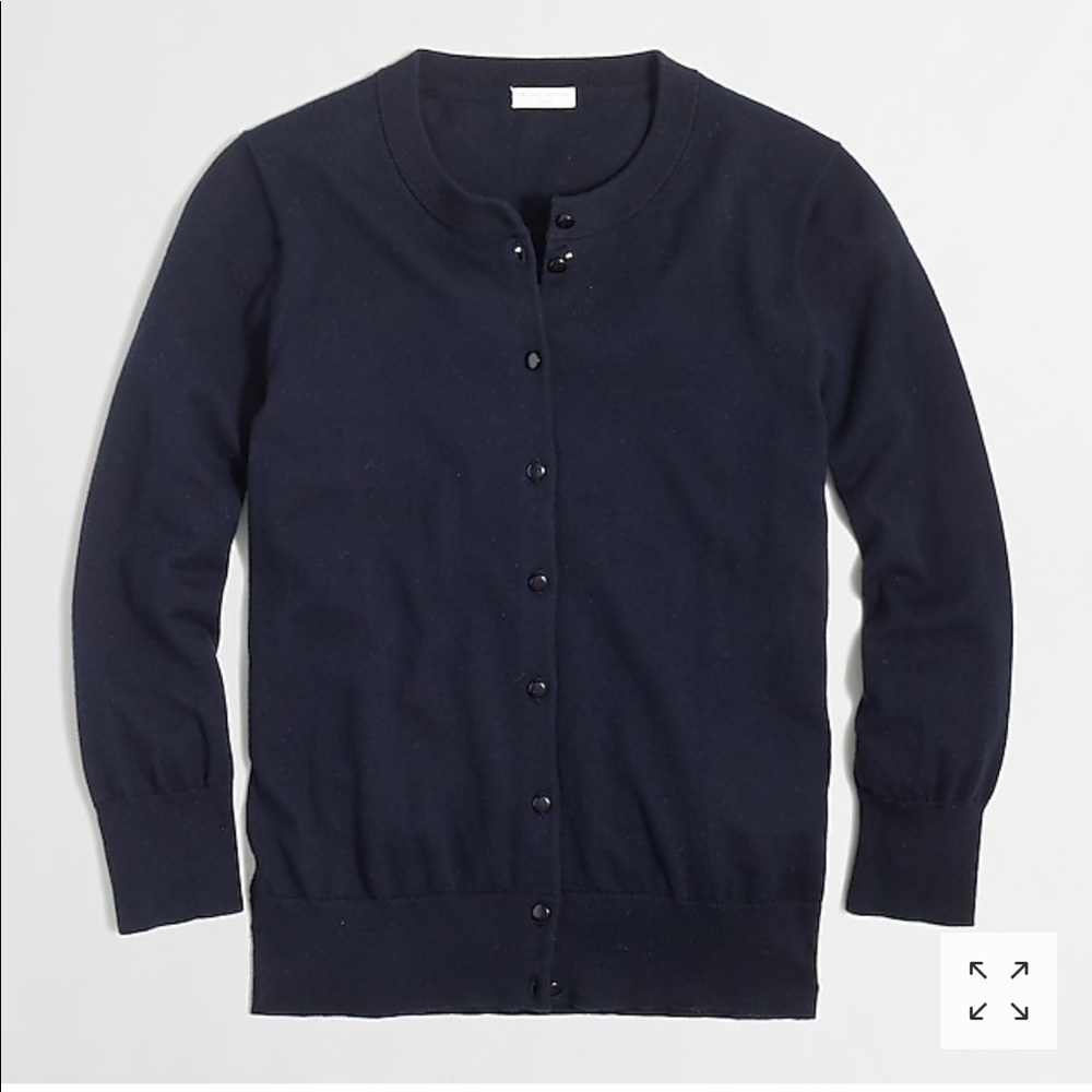J. Crew Navy Clare Cardigan Sweater